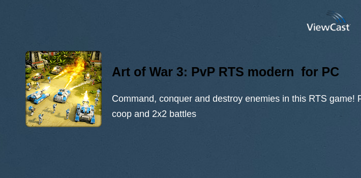 Art of War 3: PvP RTS modern warfare strategy game for PC screenshot