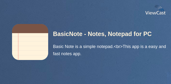BasicNote - Notes, Notepad for PC screenshot