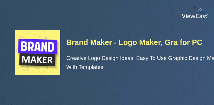 Brand Maker - Logo Maker, Graphic Design App for PC screenshot