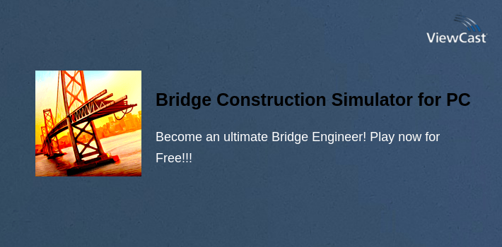 Bridge Construction Simulator for PC screenshot