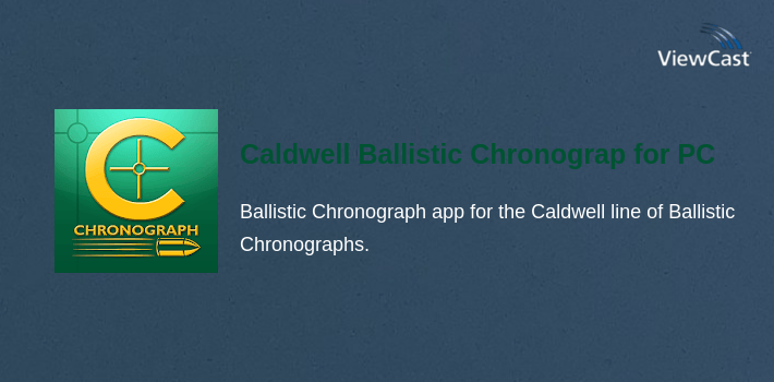 Caldwell Ballistic Chronograph for PC screenshot
