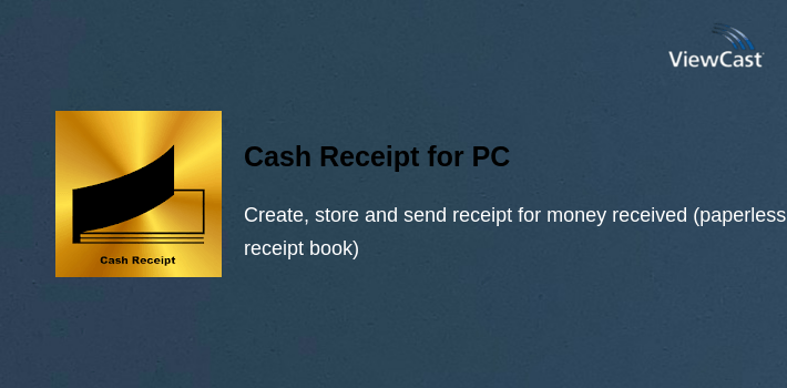Cash Receipt for PC screenshot