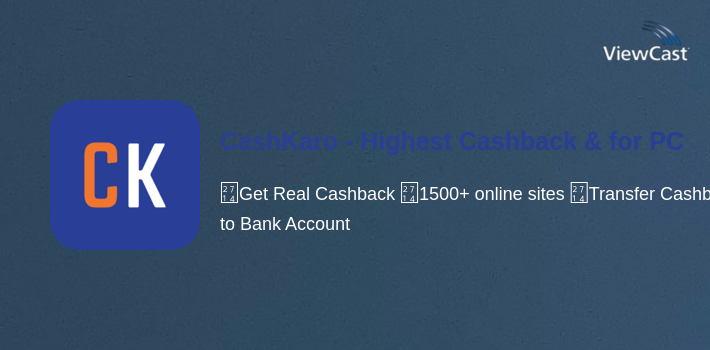 CashKaro - Highest Cashback & Best Coupons for PC screenshot