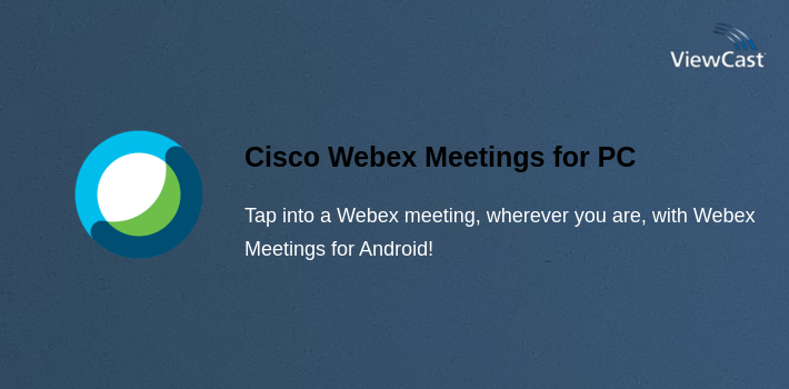 Cisco Webex Meetings for PC screenshot