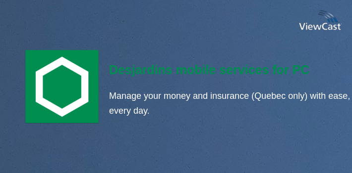 Desjardins mobile services for PC screenshot