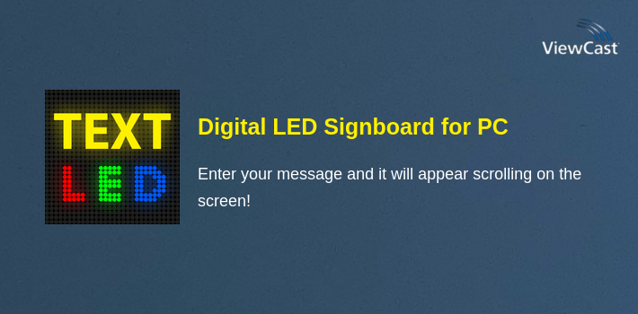 Digital LED Signboard for PC screenshot