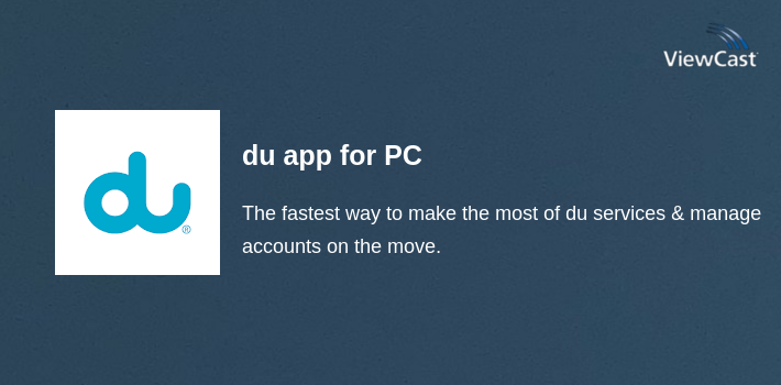 du app for PC screenshot