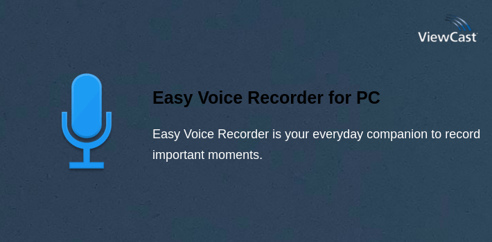 Easy Voice Recorder for PC screenshot