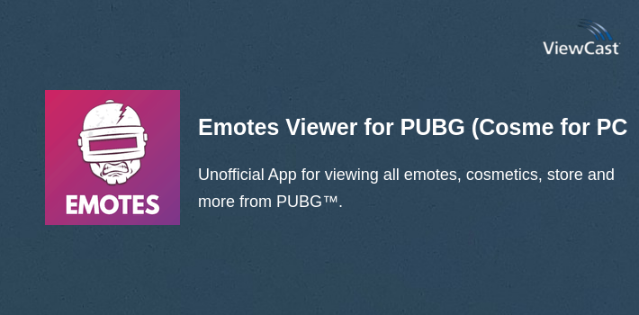 Emotes Viewer for PUBG (Cosmetics, Store and more) for PC screenshot