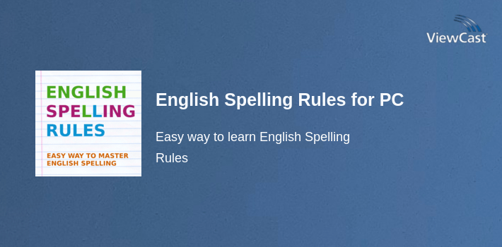 English Spelling Rules for PC screenshot