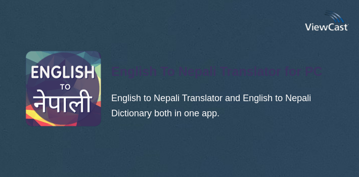 English To Nepali Translator for PC screenshot