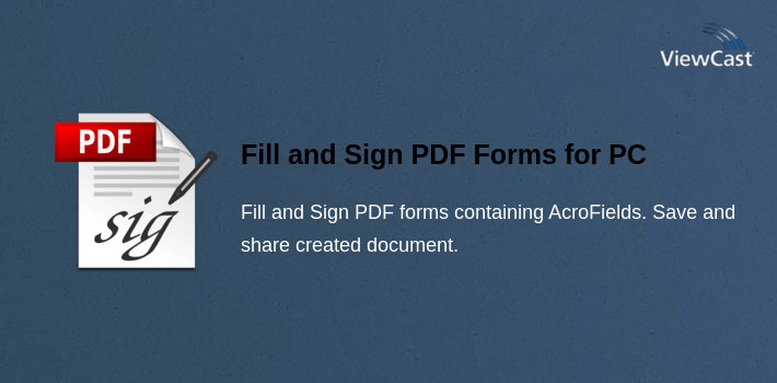 Fill and Sign PDF Forms for PC screenshot