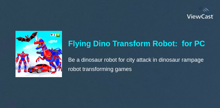 Flying Dino Transform Robot: Dinosaur Robot Games for PC screenshot
