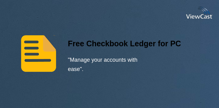 Free Checkbook Ledger for PC screenshot