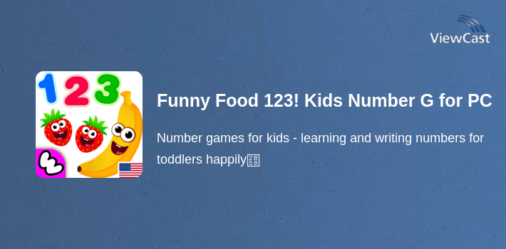 Funny Food 123! Kids Number Games for Toddlers for PC screenshot