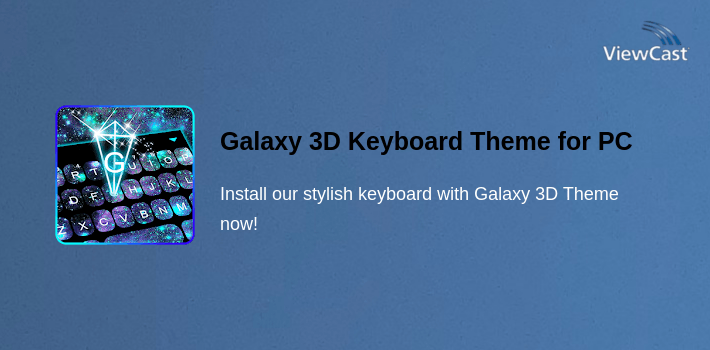 Galaxy 3D Keyboard Theme for PC screenshot