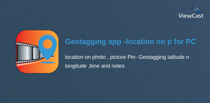 Geotagging app -location on picture photo stamp for PC screenshot