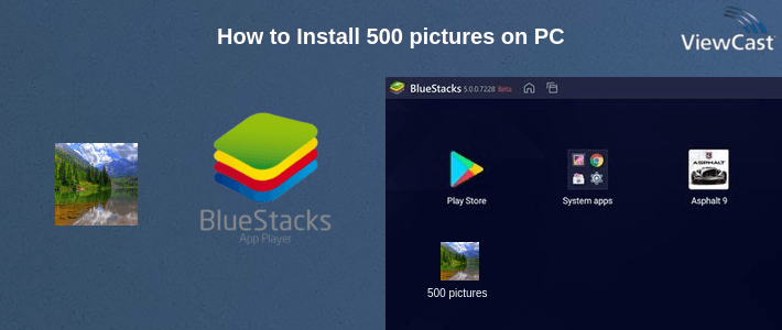 How to Install 500 pictures on PC