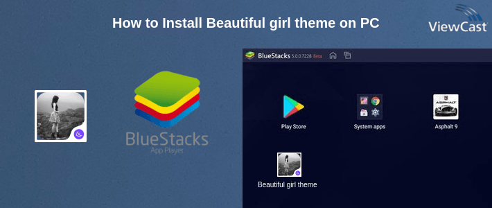 How to Install Beautiful girl theme on PC How to Install Beautiful girl theme on PC
