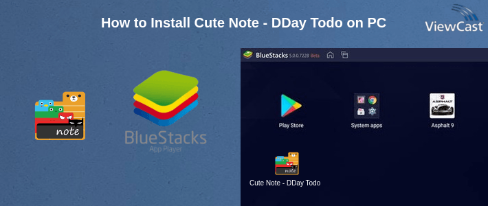 How to Install Cute Note - DDay Todo on PC