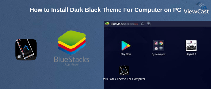 How to Install Dark Black Theme For Computer Launcher on PC
