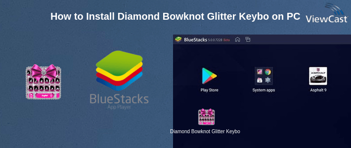How to Install Diamond Bowknot Glitter Keyboard Theme on PC