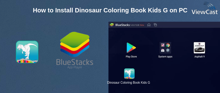 How to Install Dinosaur Coloring Book Kids Game on PC