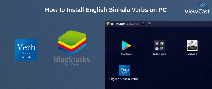 How to Install English Sinhala Verbs on PC
