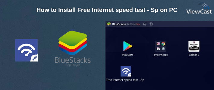 How to Install Free Internet speed test - SpeedTest Master on PC