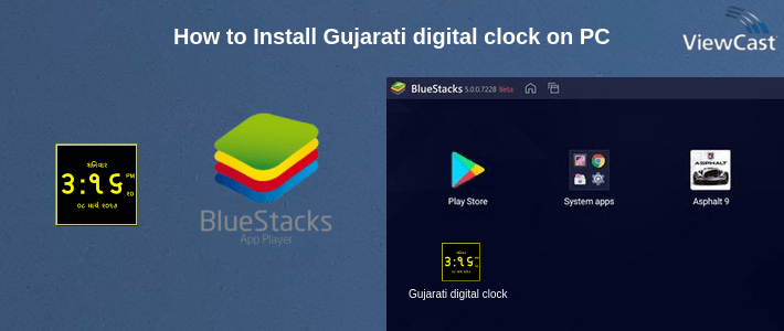 How to Install Gujarati digital clock on PC How to Install Gujarati digital clock on PC