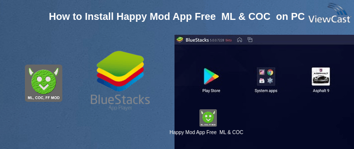 How to Install Happy Mod App Free  ML & COC Latest on PC