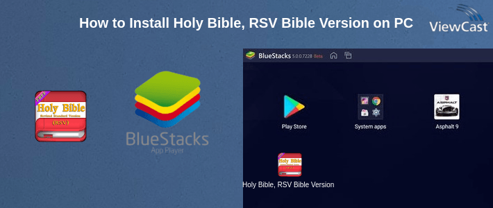How to Install Holy Bible, RSV Bible Version offline free on PC