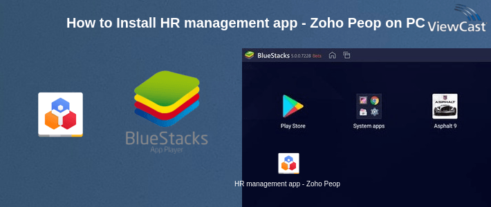 How to Install HR management app - Zoho People on PC