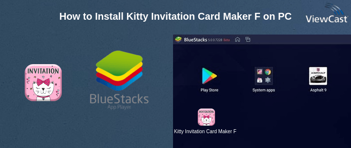 How to Install Kitty Invitation Card Maker Free on PC