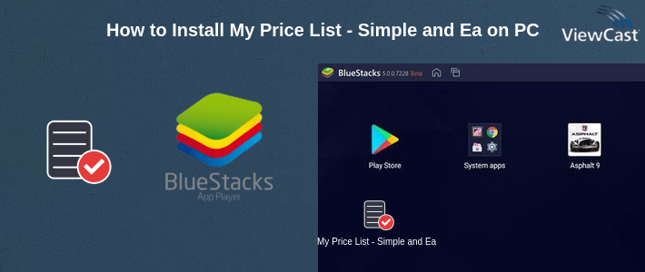 How to Install My Price List - Simple and Easy Price List Maker on PC