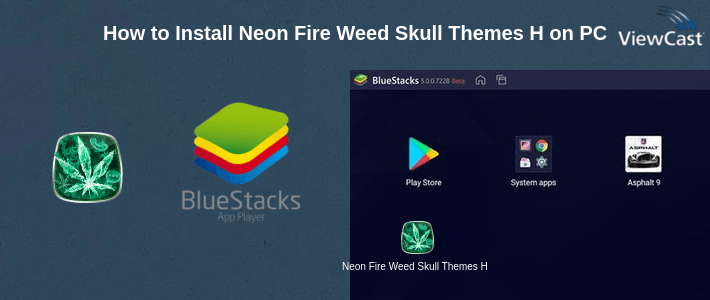 How to Install Neon Fire Weed Skull Themes HD Wallpapers 3D icons on PC