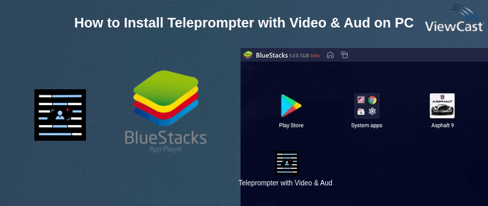 How to Install Teleprompter with Video & Audio on PC