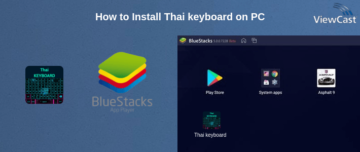 How to Install Thai keyboard on PC