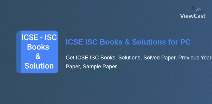 ICSE ISC Books & Solutions for PC screenshot