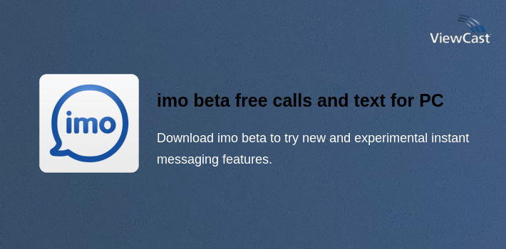imo beta free calls and text for PC screenshot