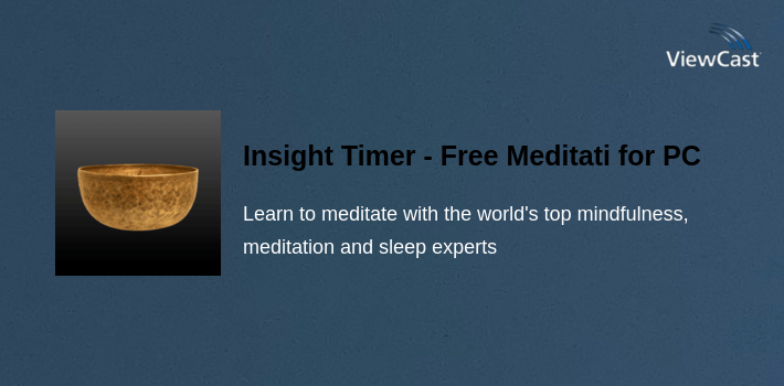 Insight Timer - Free Meditation App for PC screenshot