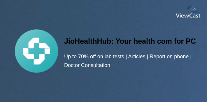 JioHealthHub: Your health companion for PC screenshot