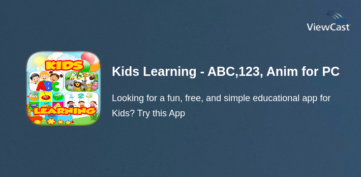 Kids Learning - ABC,123, Animals, Shapes, Fruits for PC screenshot