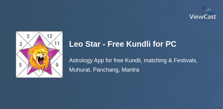 Leo Star - Free Kundli for PC screenshot