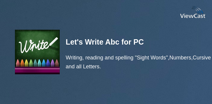Computer With Abc Screen Download Let's Write Abc for PC / Windows / Computer