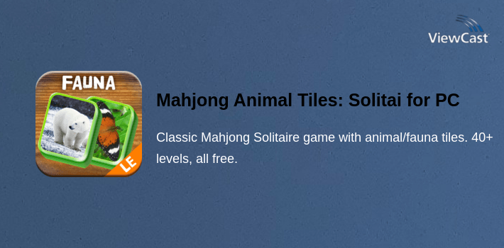 Mahjong Animal Tiles: Solitaire with Fauna Pics for PC screenshot