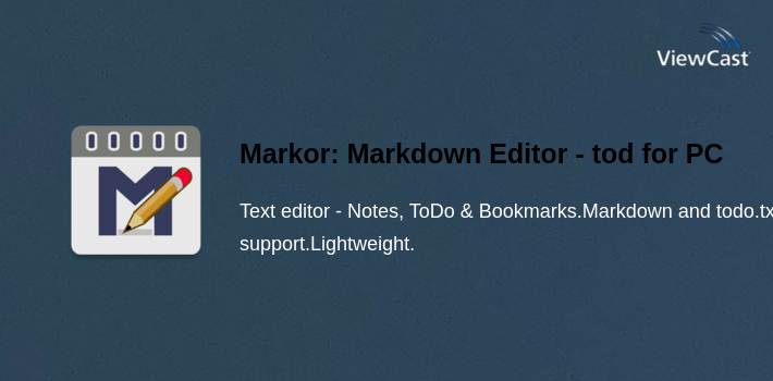Markor: Markdown Editor - todo.txt - Notes Offline for PC screenshot