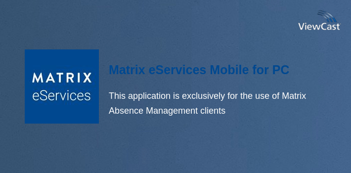 Matrix eServices Mobile for PC screenshot