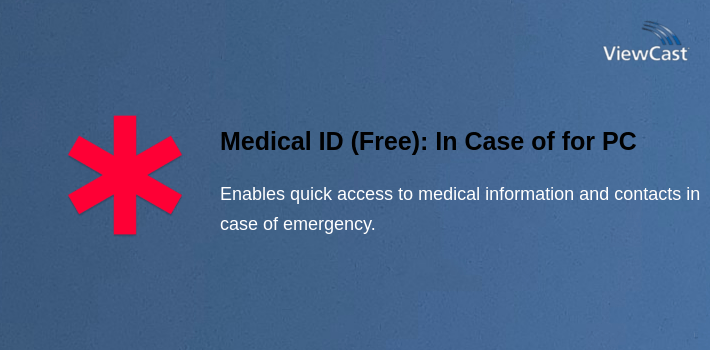 Medical ID (Free): In Case of Emergency for PC screenshot