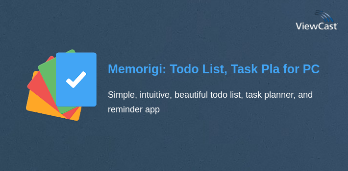 Memorigi: Todo List, Task Planner, and Reminder for PC screenshot